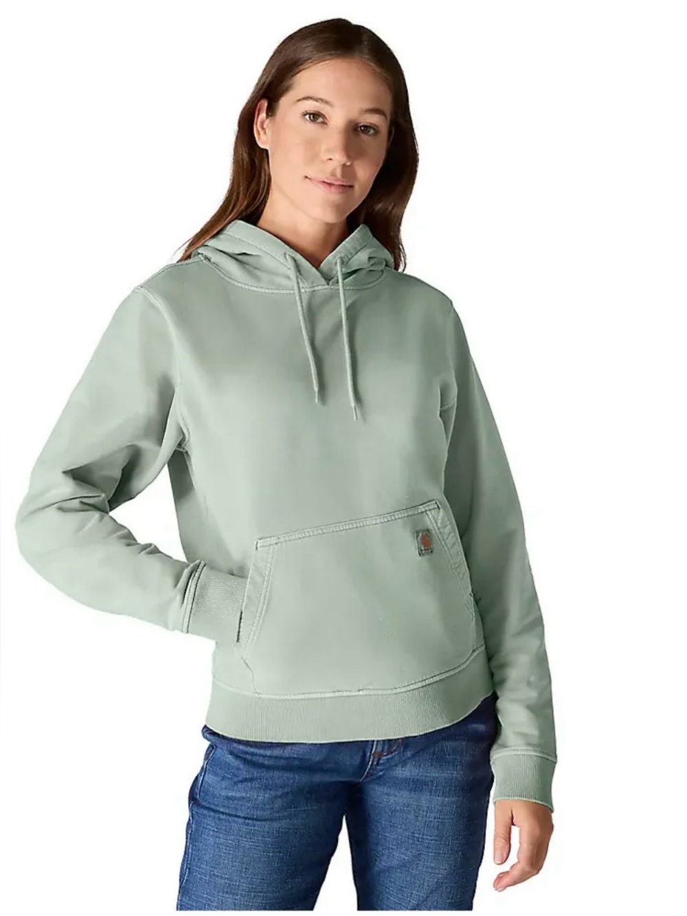 Carhartt women’s Hooded Pullover Sweatshirt in Sage green -NWT